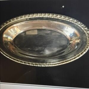 VTG Silverplate oval bread/fruit dish/tray